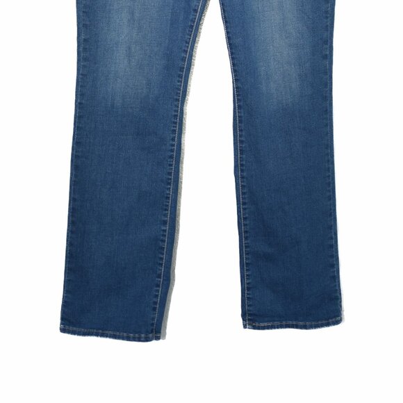 Levi's 314 Womens Blue Denim Jeans Solid Skinny Zip & Button 5 Pockets Size 34 - Picture 5 of 6